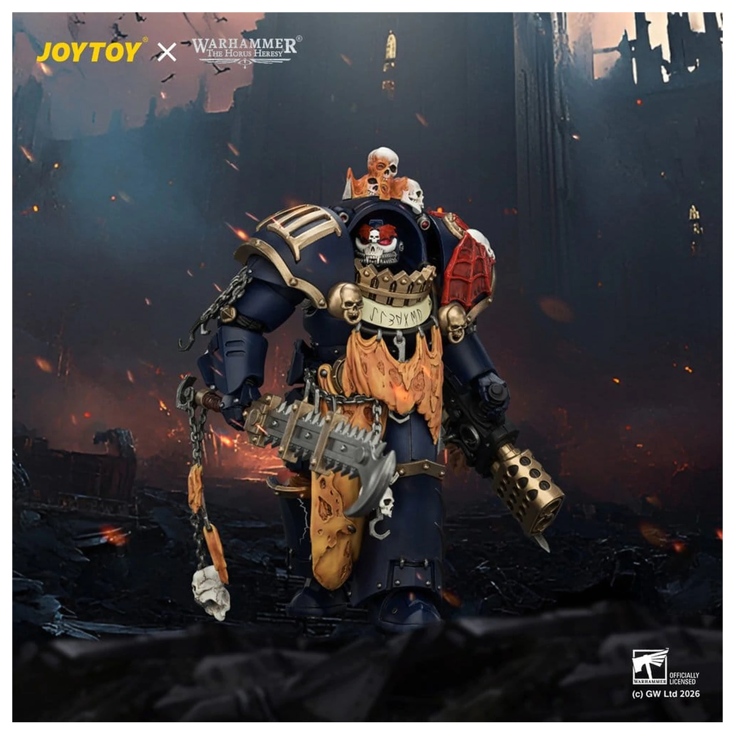 Warhammer The Horus Heresy Action Figure Night Lords Contekar Terminator Dissident 14 cm product photo