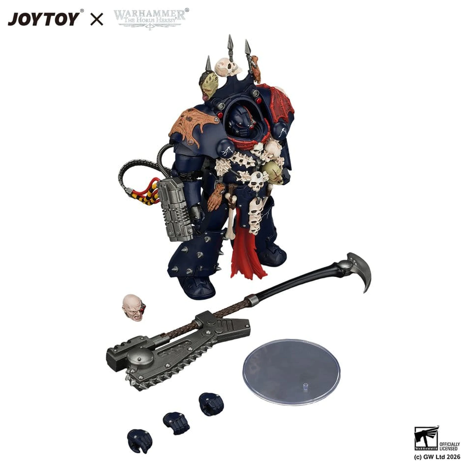 Warhammer The Horus Heresy Action Figure Night Lords Legion Praetor in Tartaros Terminator Armour 14 cm product photo