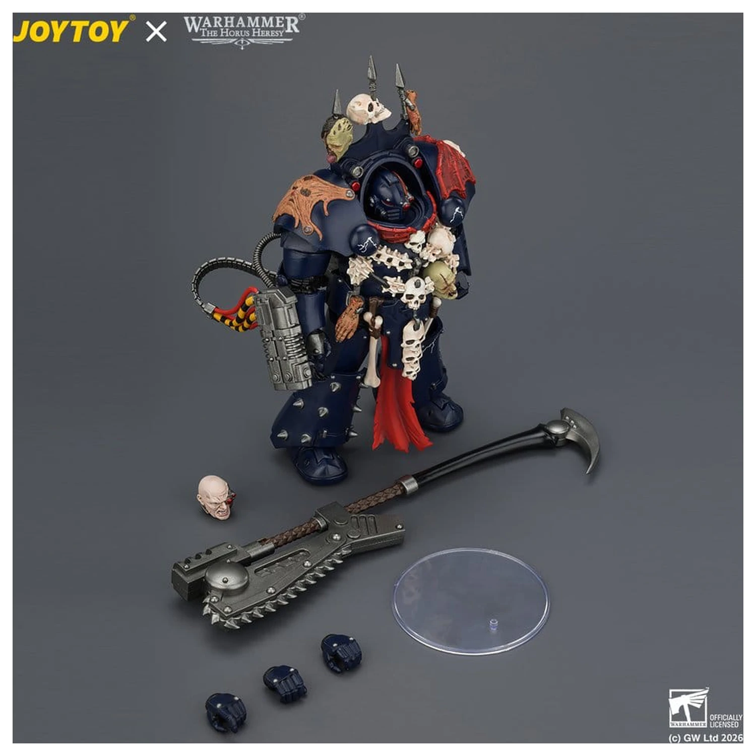 Warhammer The Horus Heresy Action Figure Night Lords Legion Praetor in Tartaros Terminator Armour 14 cm product photo