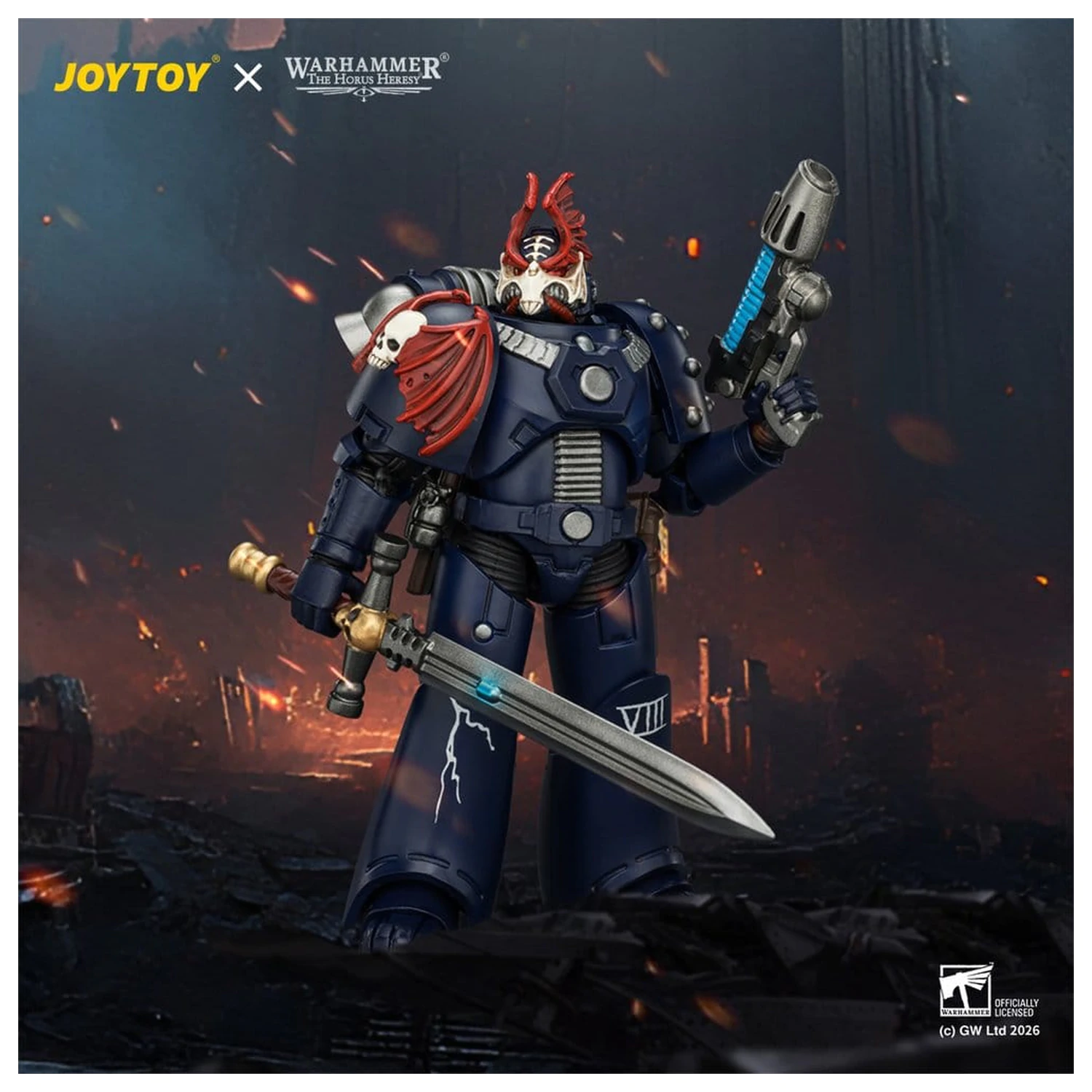 Warhammer The Horus Heresy Action Figure Night Lords Tactical Legionary MKVI 12 cm product photo