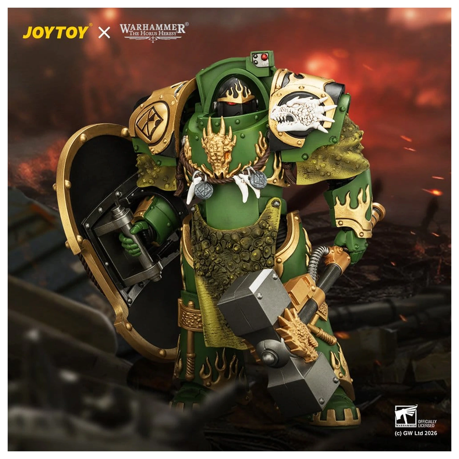 Warhammer The Horus Heresy Action Figure Salamanders Firedrake Terminator 1 14 cm product photo