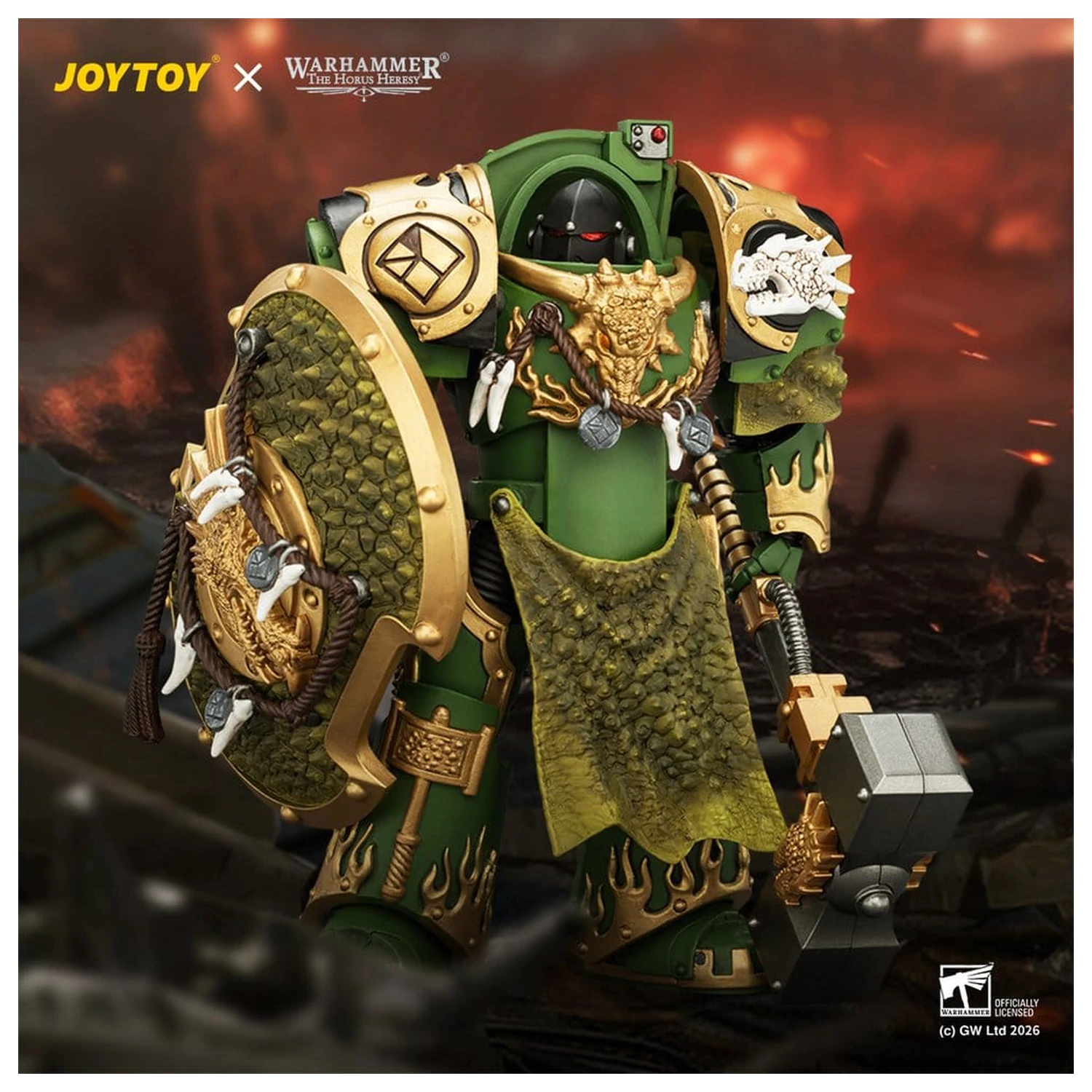 Warhammer The Horus Heresy Action Figure Salamanders Firedrake Terminator 2 14 cm product photo