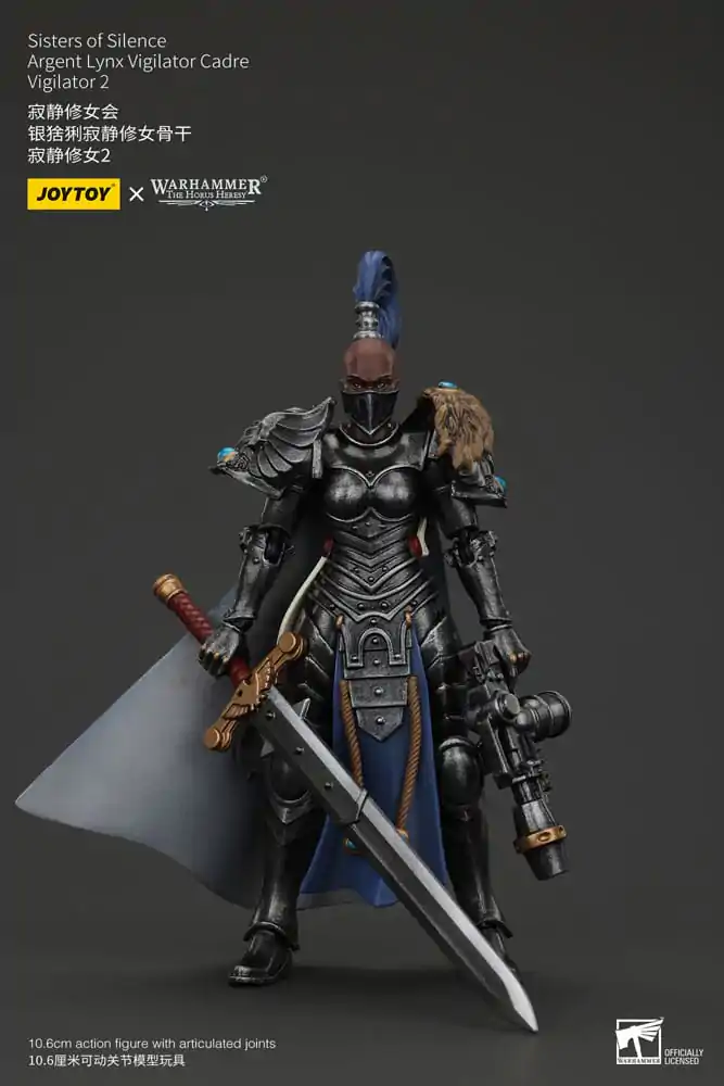 Warhammer The Horus Heresy Action figure Sisters of Silence Argent Lynx Vigilator Cadre Vigilator 2 19 cm termékfotó