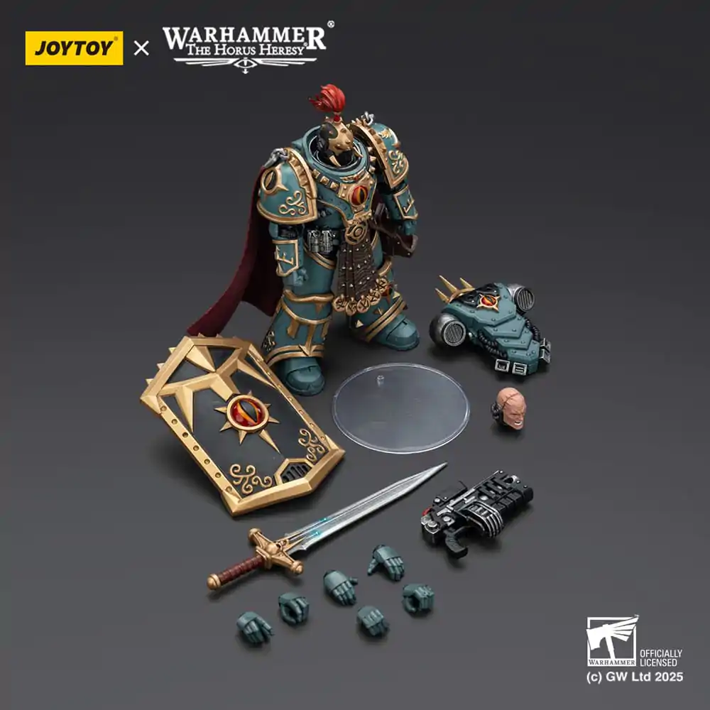 Warhammer The Horus Heresy Action Figure Sons of Horus Little Horus Aximand Captain of the 5th Company 12 cm product photo