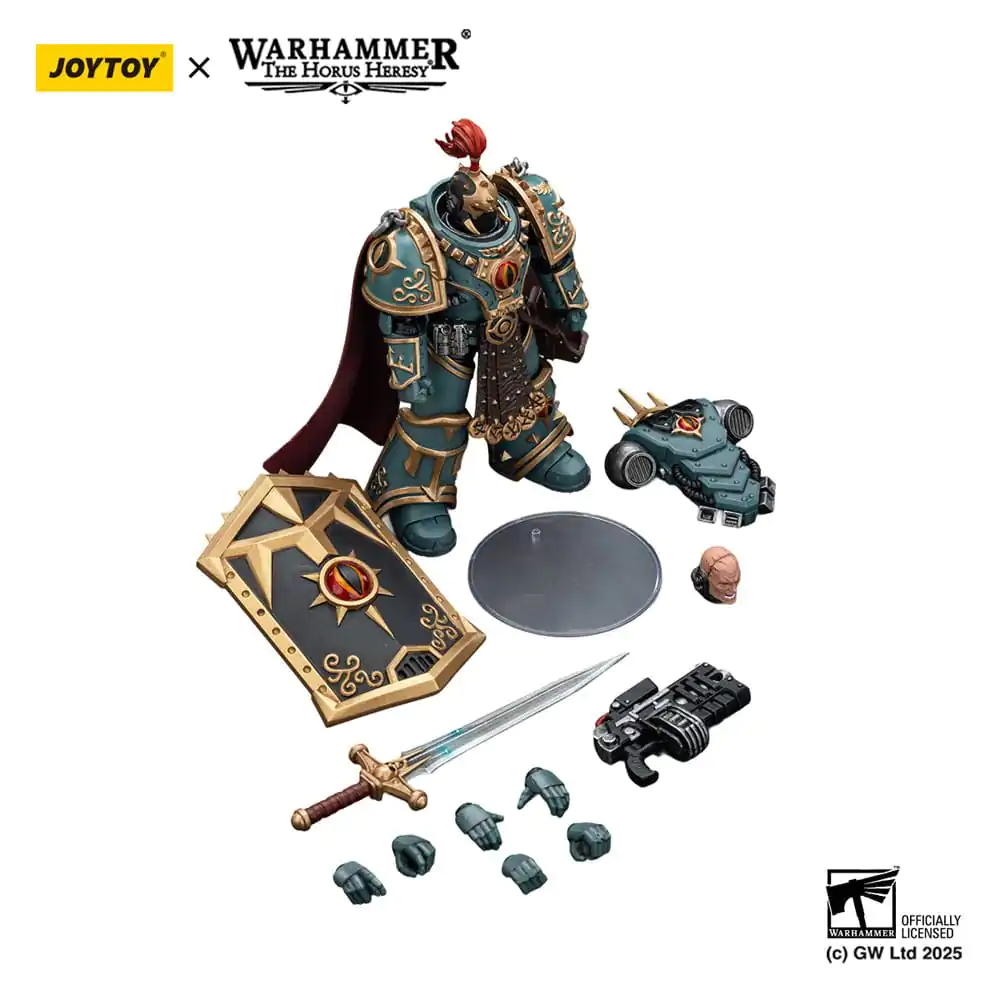 Warhammer The Horus Heresy Action Figure Sons of Horus Little Horus Aximand Captain of the 5th Company 12 cm product photo