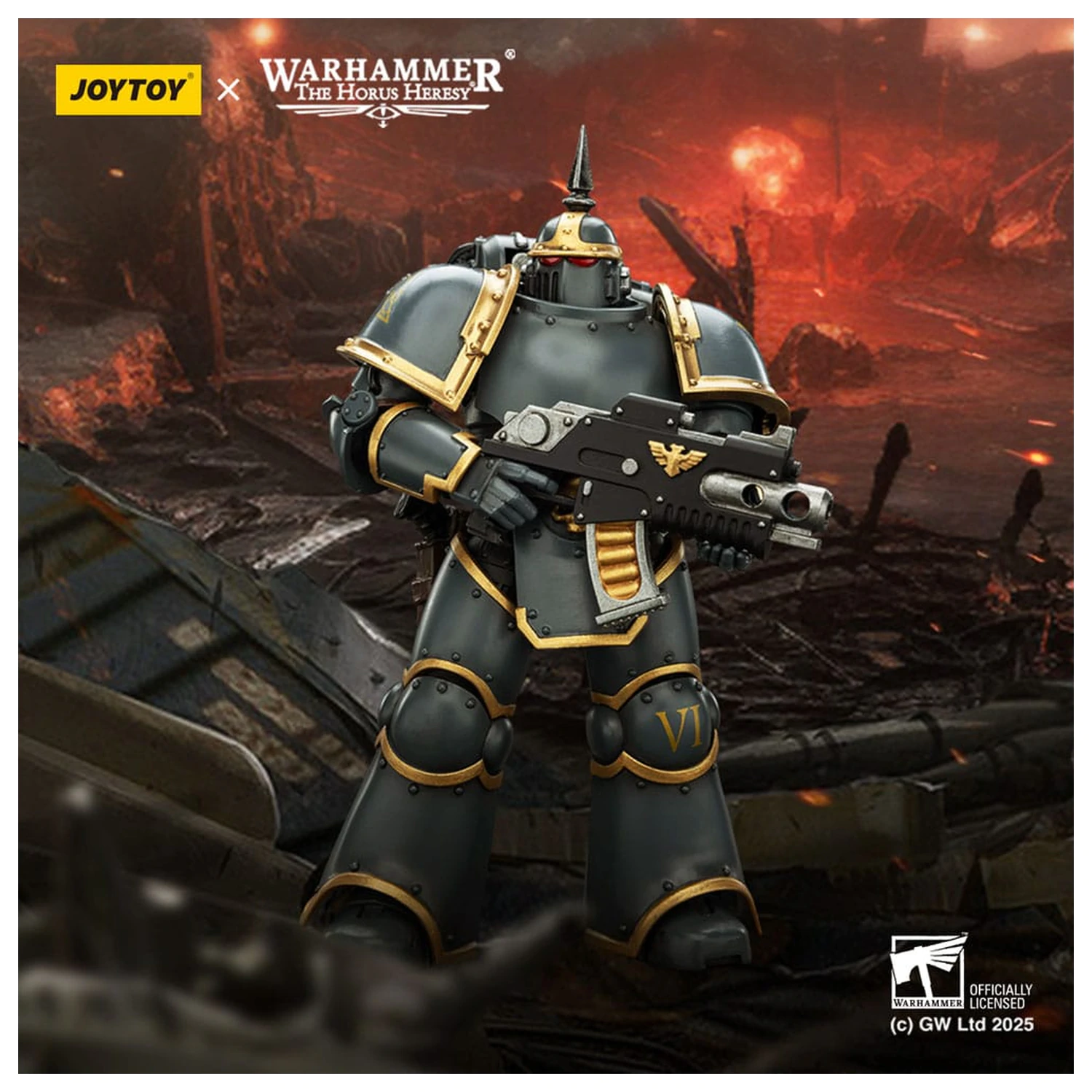 Warhammer The Horus Heresy Action Figure Space Wolves MK lll Tactical Legionary 12 cm product photo