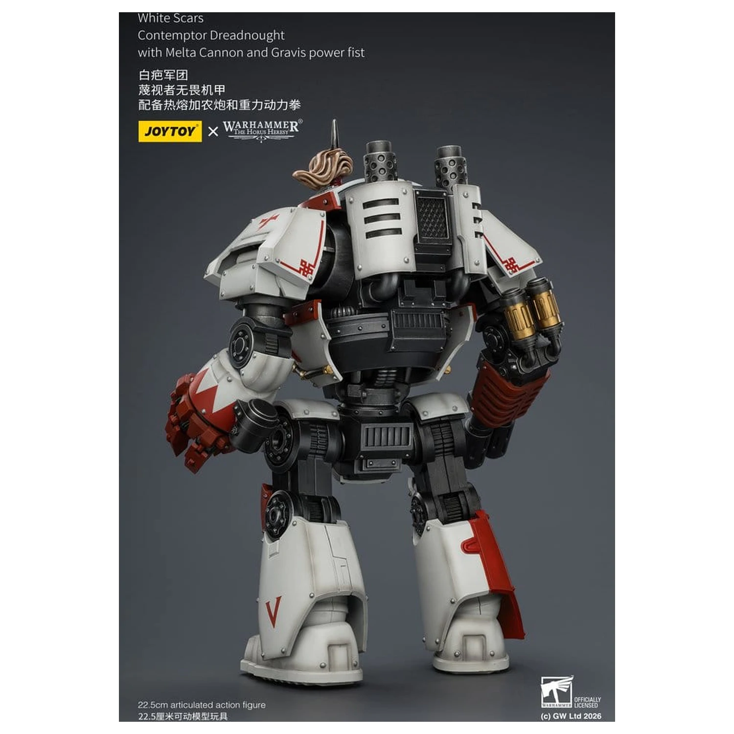 Warhammer The Horus Heresy Action Figure White Scars Contemptor Dreadnought 23 cm product photo