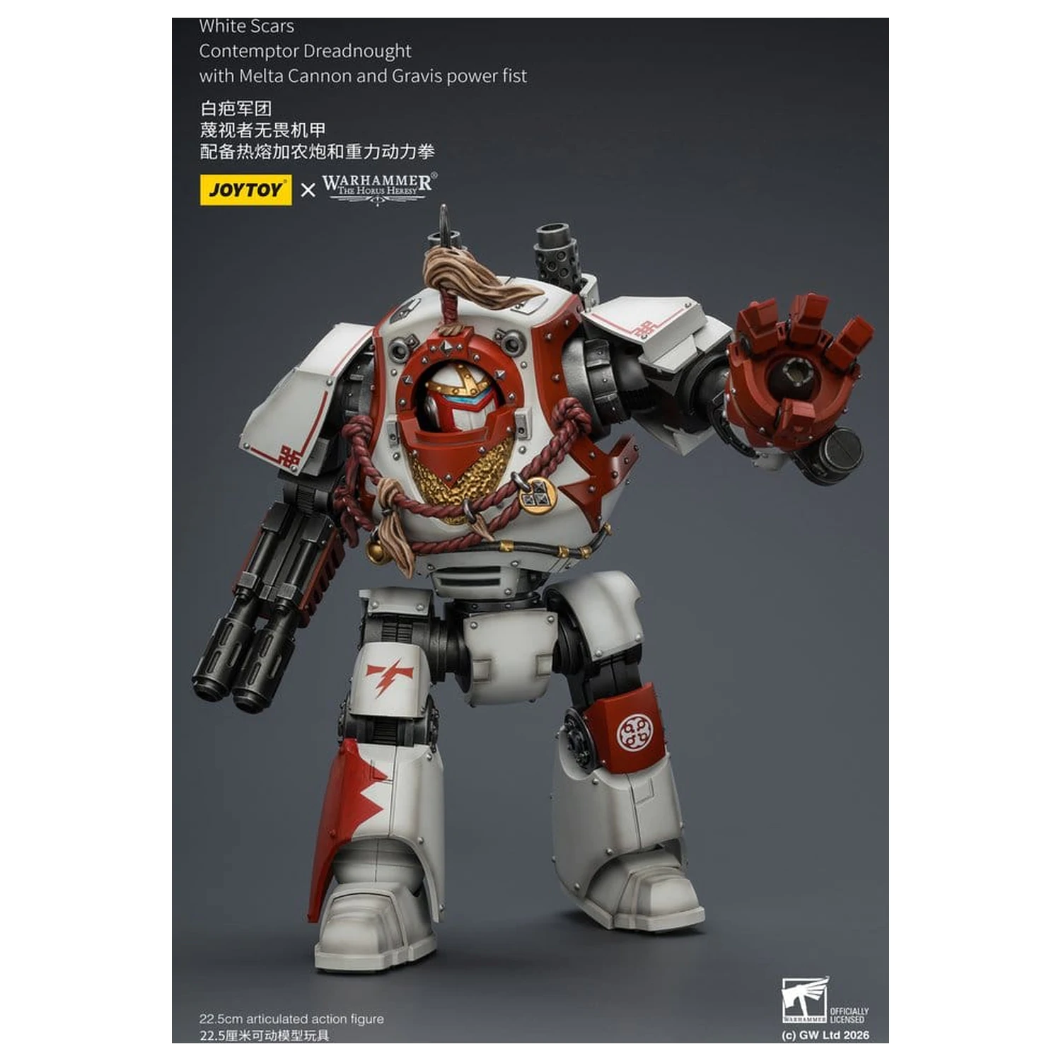 Warhammer The Horus Heresy Action Figure White Scars Contemptor Dreadnought 23 cm product photo