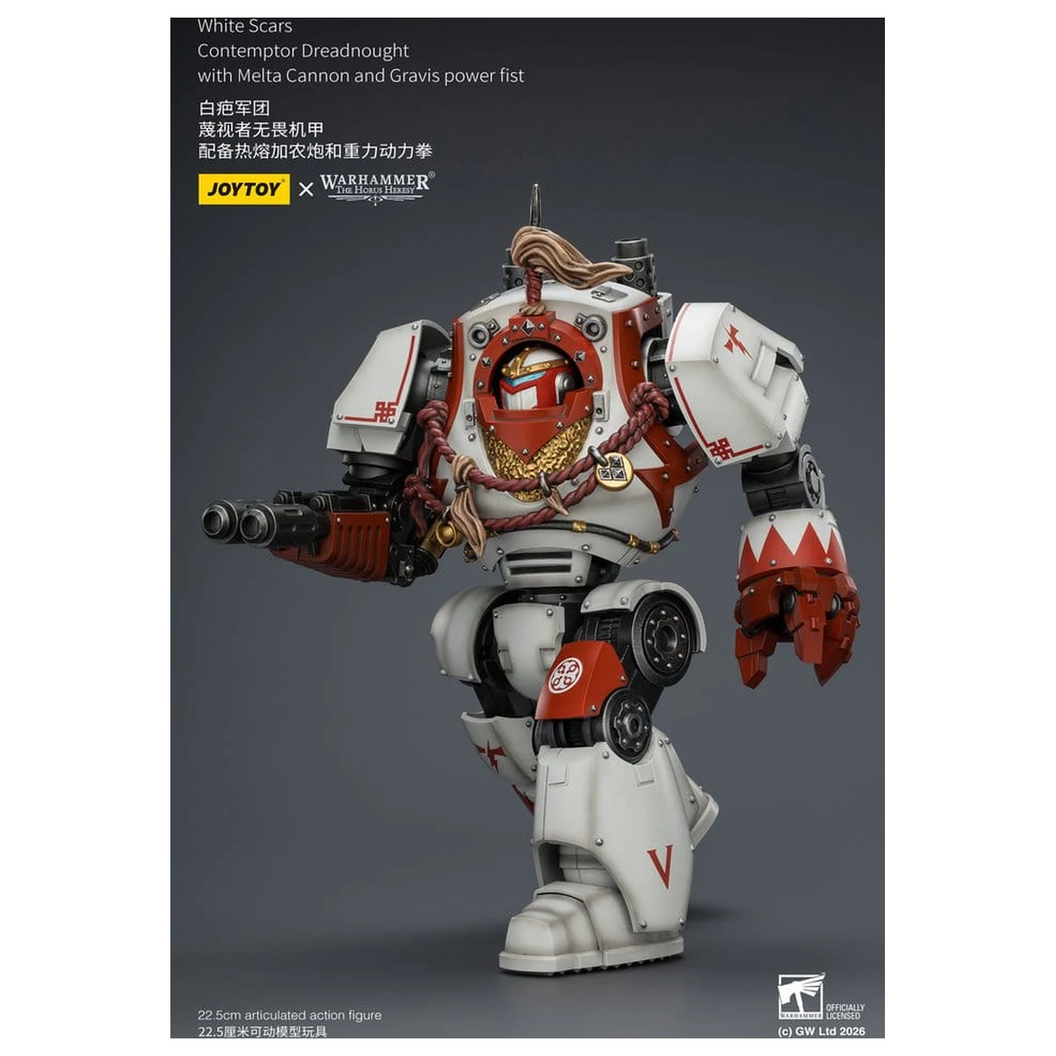 Warhammer The Horus Heresy Action Figure White Scars Contemptor Dreadnought 23 cm product photo