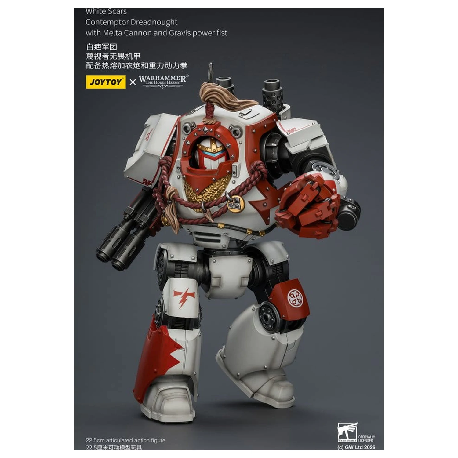 Warhammer The Horus Heresy Action Figure White Scars Contemptor Dreadnought 23 cm product photo