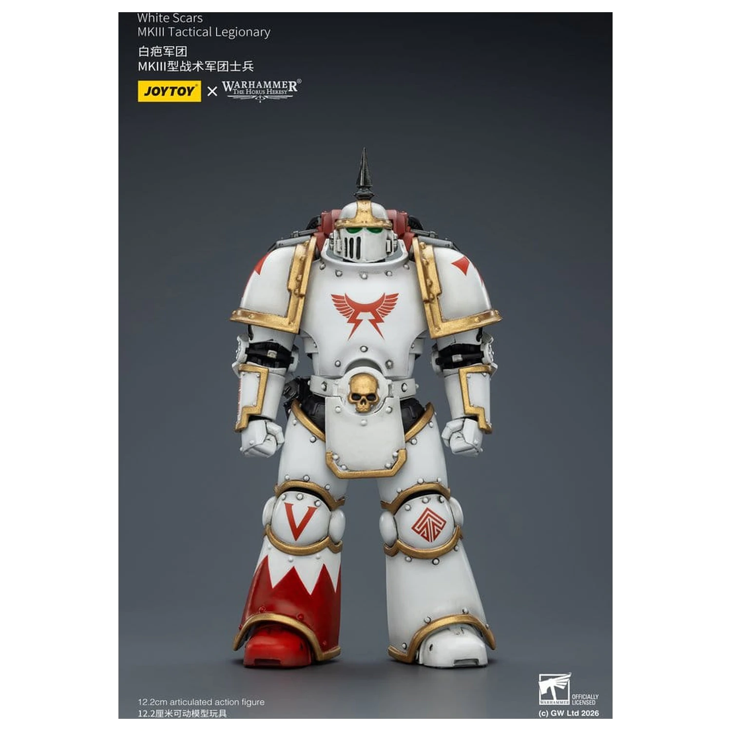 Warhammer The Horus Heresy Action Figure White Scars MKIll Tactical Legionary 12 cm product photo