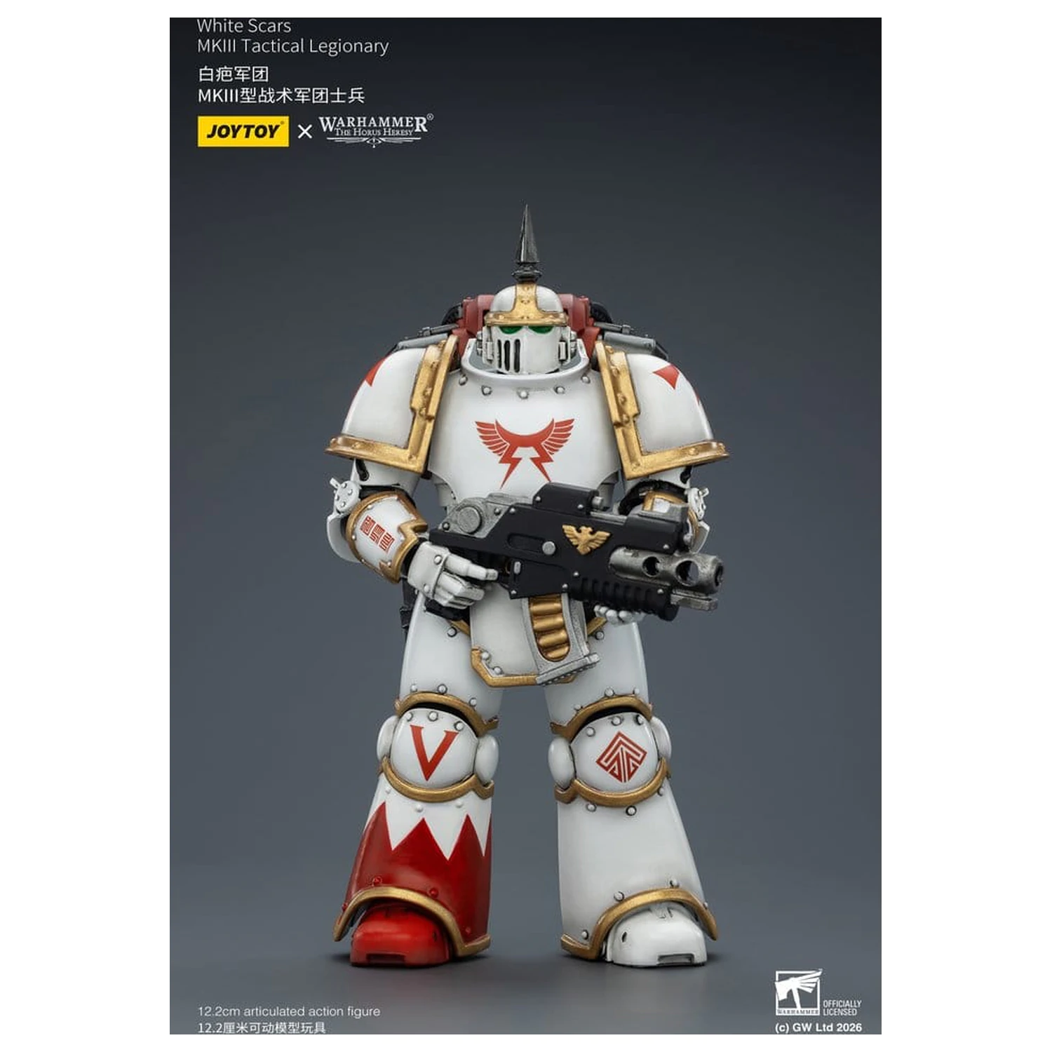 Warhammer The Horus Heresy Action Figure White Scars MKIll Tactical Legionary 12 cm product photo