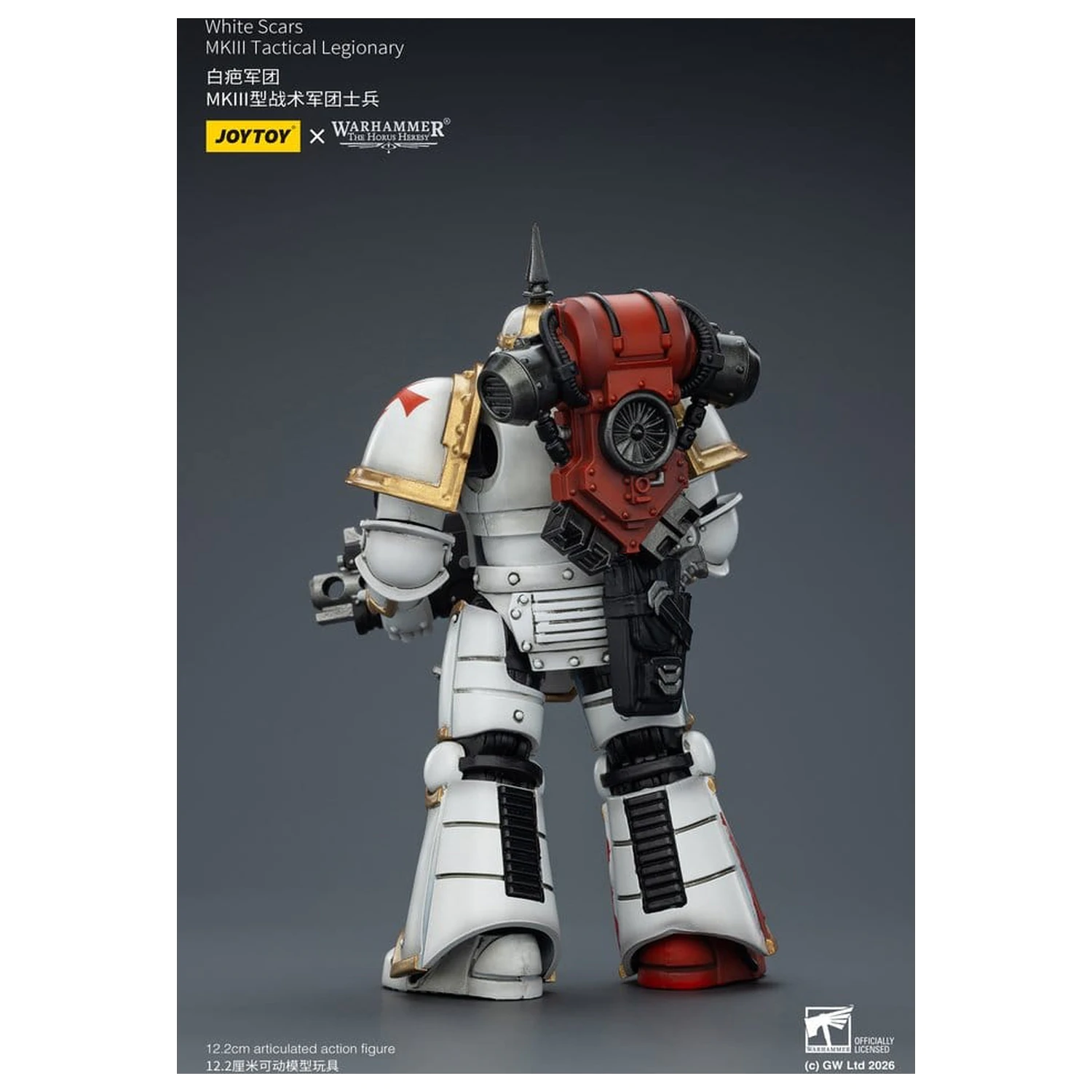 Warhammer The Horus Heresy Action Figure White Scars MKIll Tactical Legionary 12 cm product photo