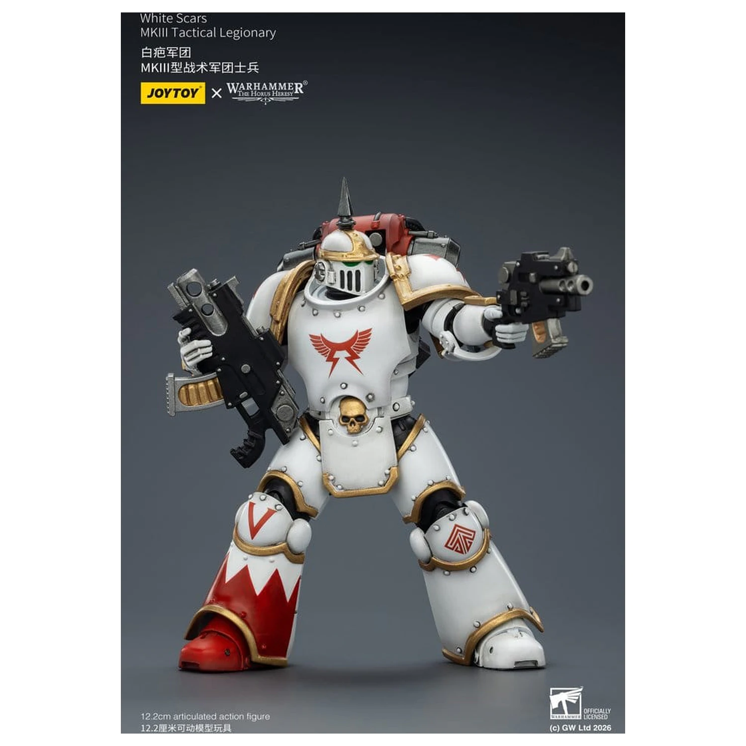 Warhammer The Horus Heresy Action Figure White Scars MKIll Tactical Legionary 12 cm product photo