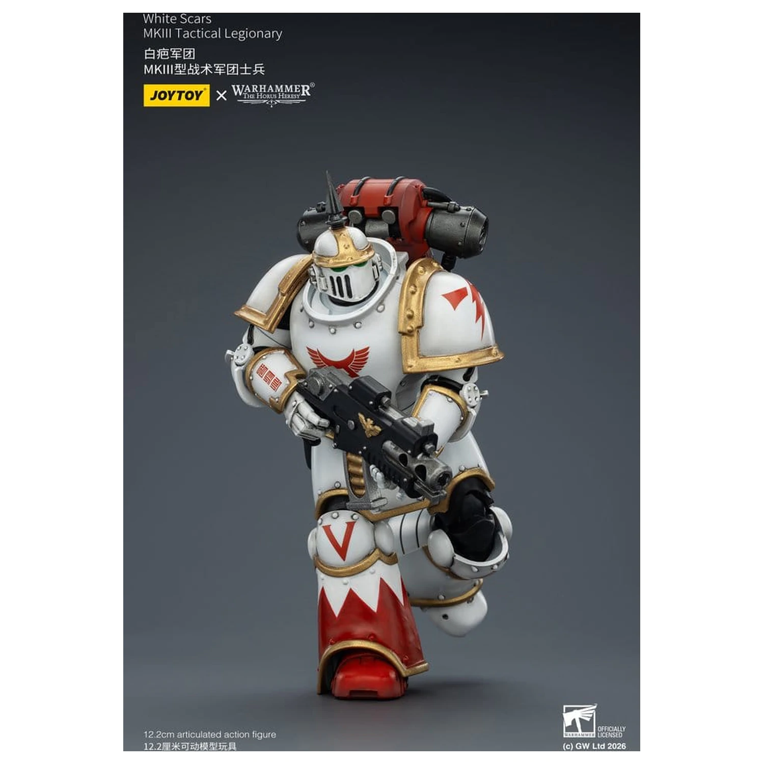 Warhammer The Horus Heresy Action Figure White Scars MKIll Tactical Legionary 12 cm product photo
