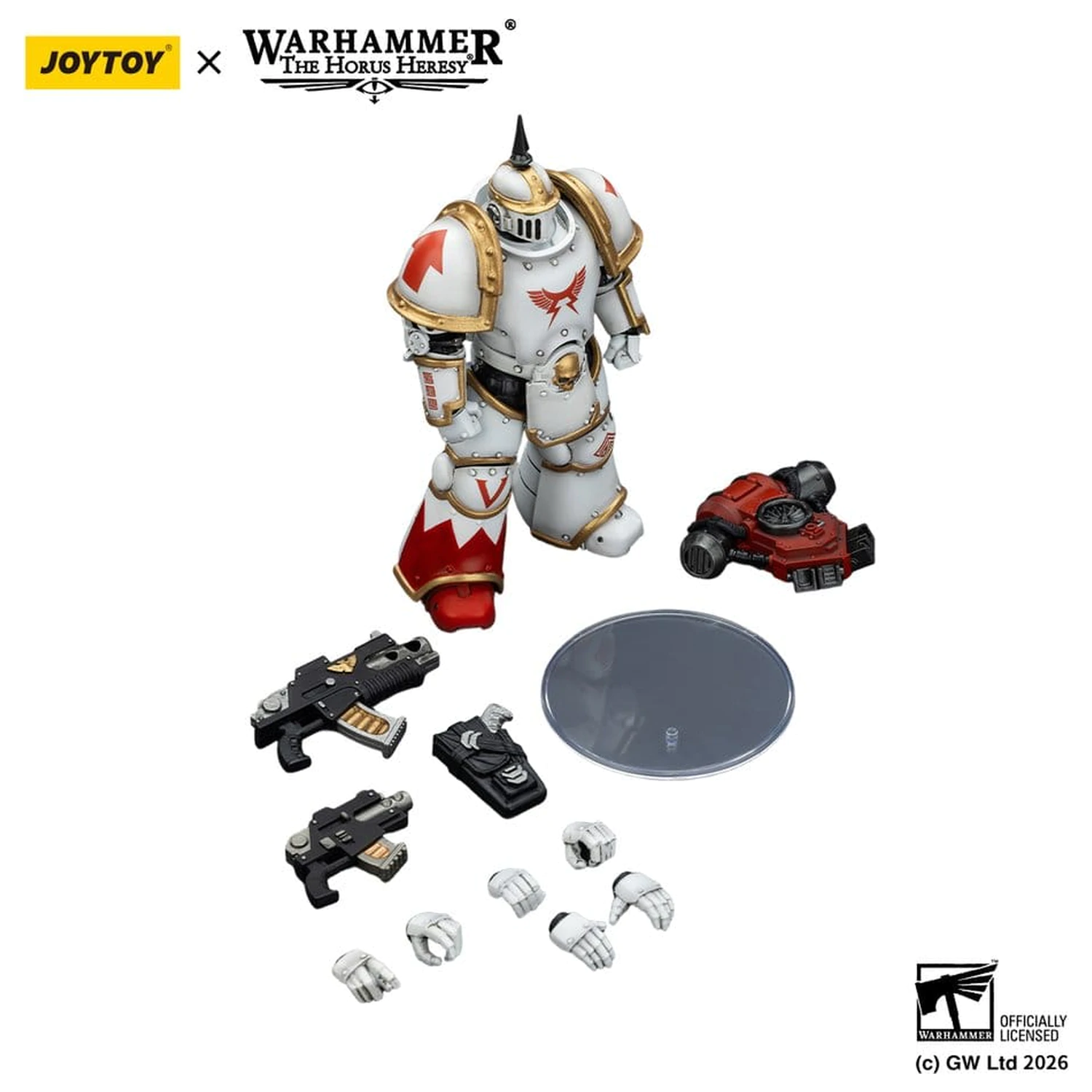 Warhammer The Horus Heresy Action Figure White Scars MKIll Tactical Legionary 12 cm product photo