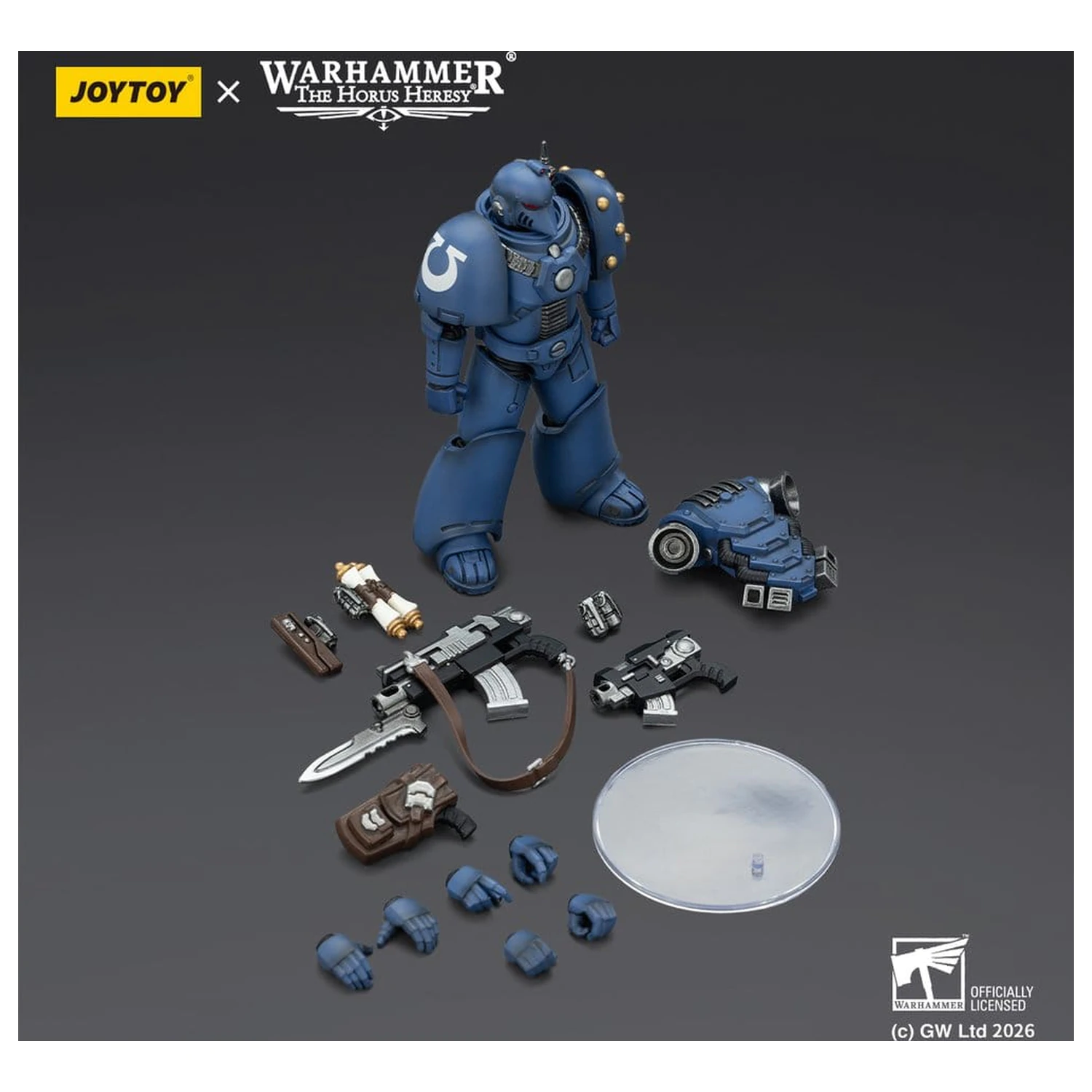 Warhammer The Horus Heresy Action Figure Ultramarines MKVI Tactical Legionary 12 cm product photo