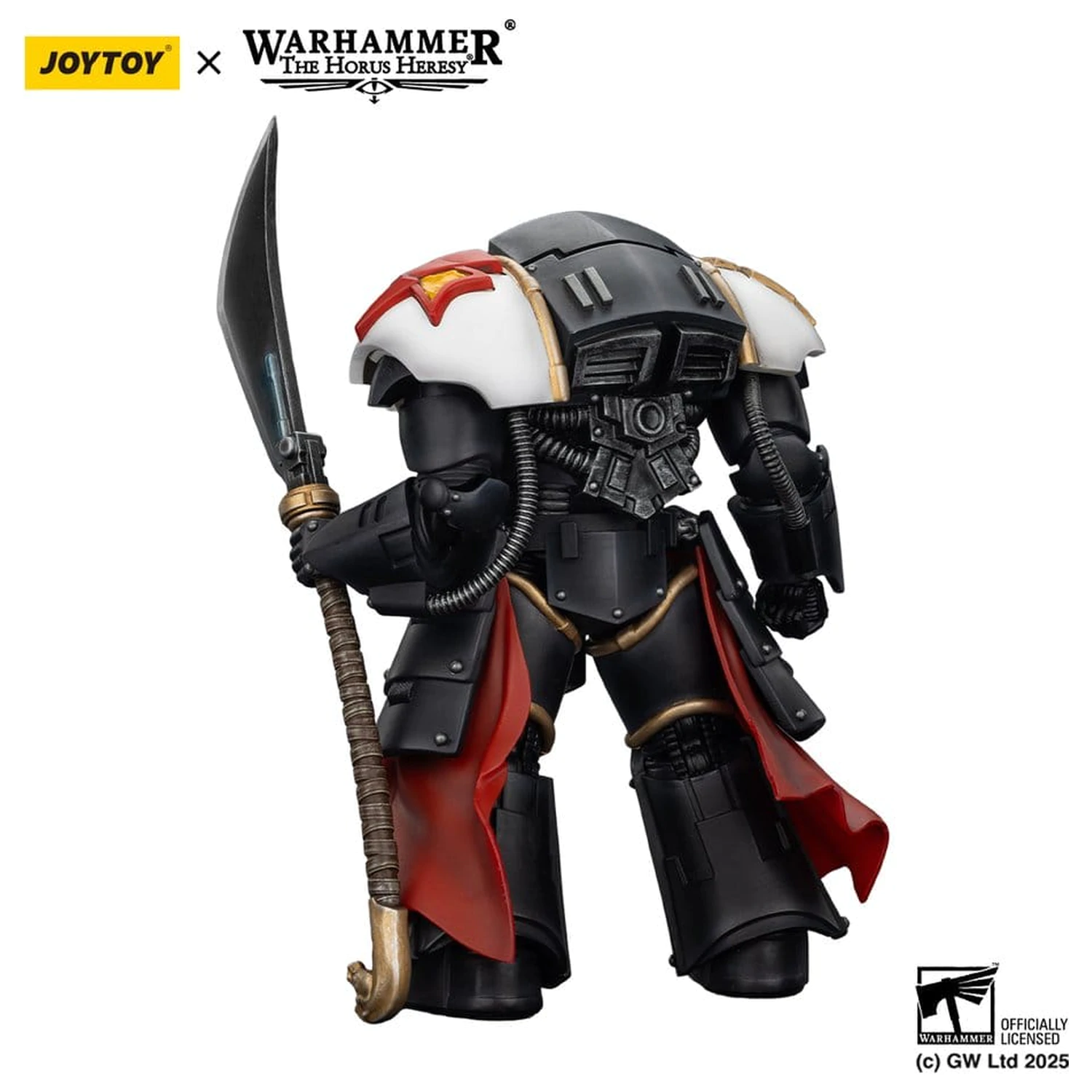 Warhammer The Horus Heresy Action Figure White Scars Ebon Keshig Terminator 1 with Power Glaive 13 cm product photo