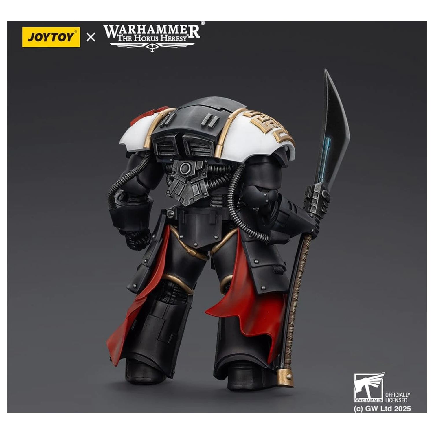 Warhammer The Horus Heresy Action Figure White Scars Ebon Keshig Terminator 2 with Power Glaive 13 cm product photo