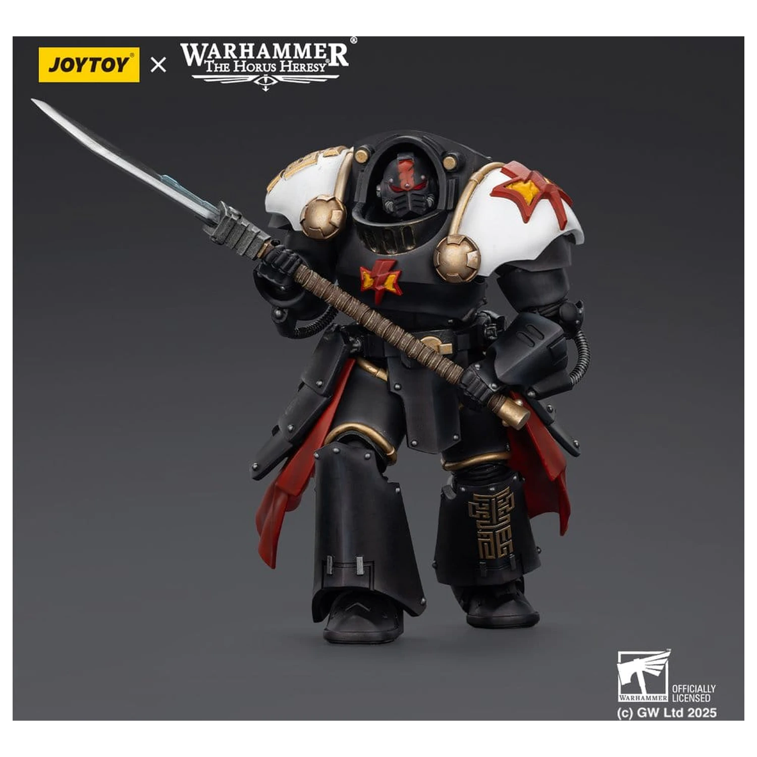 Warhammer The Horus Heresy Action Figure White Scars Ebon Keshig Terminator 2 with Power Glaive 13 cm product photo