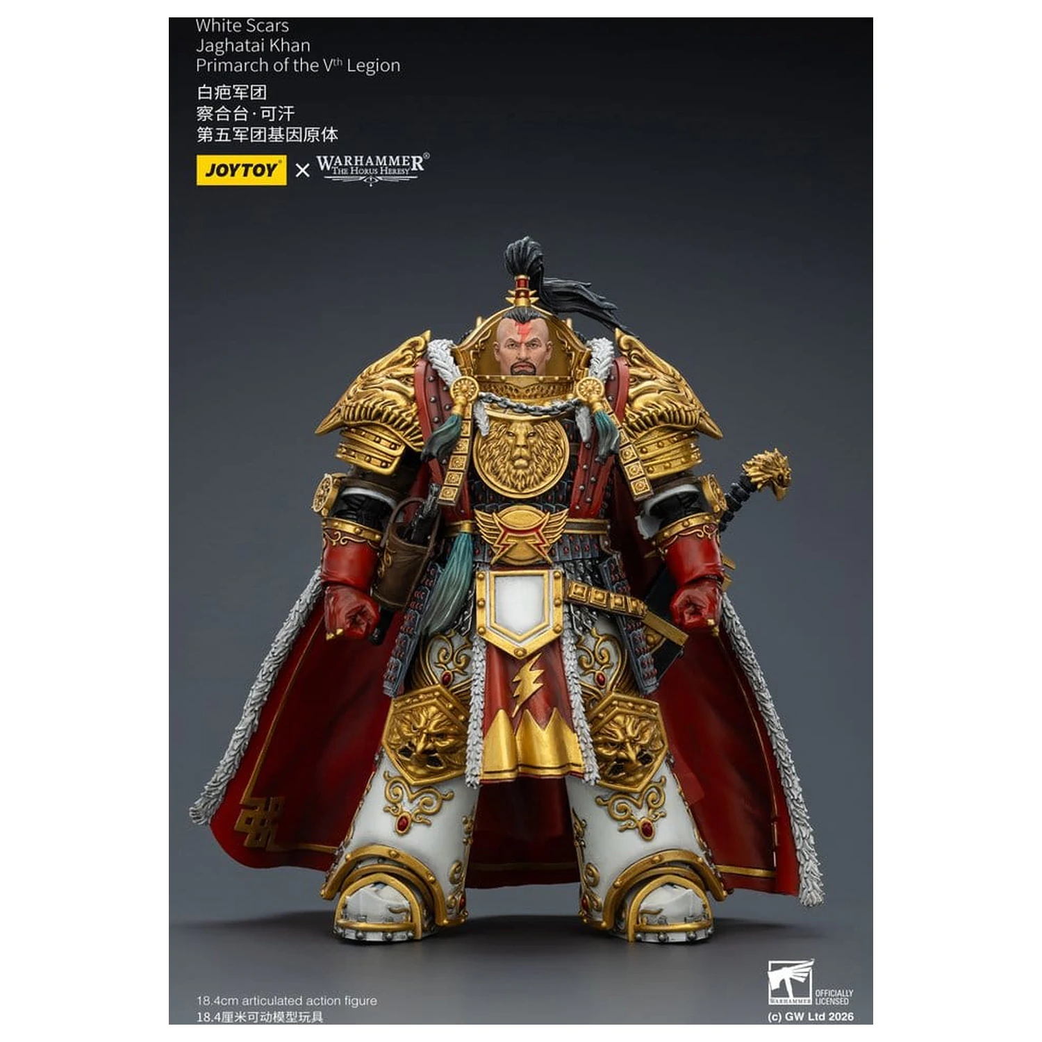 Warhammer The Horus Heresy Action Figure White Scars Jaghatai Khan Primarch of the Vth Legion 19 cm product photo