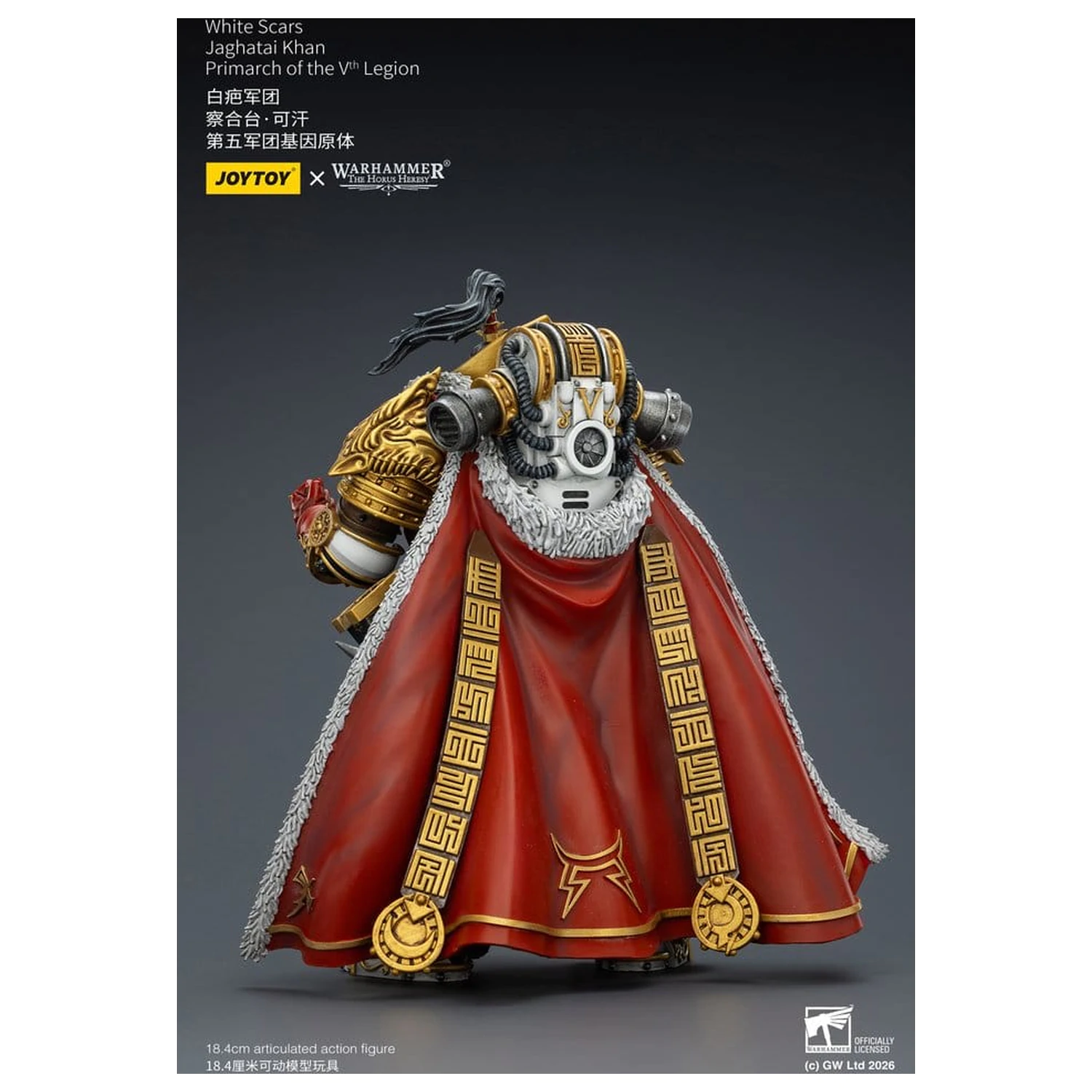 Warhammer The Horus Heresy Action Figure White Scars Jaghatai Khan Primarch of the Vth Legion 19 cm product photo