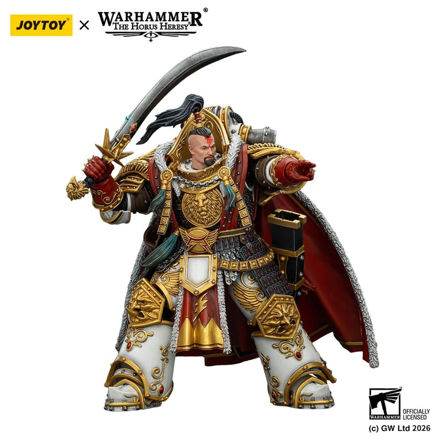 Warhammer The Horus Heresy Action Figure White Scars Jaghatai Khan Primarch of the Vth Legion 19 cm product photo