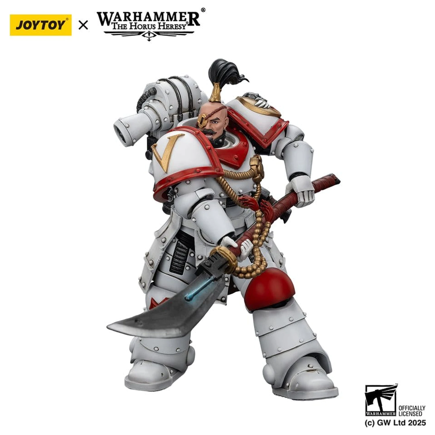 Warhammer The Horus Heresy Action Figure White Scars Legion Praetor 12 cm product photo