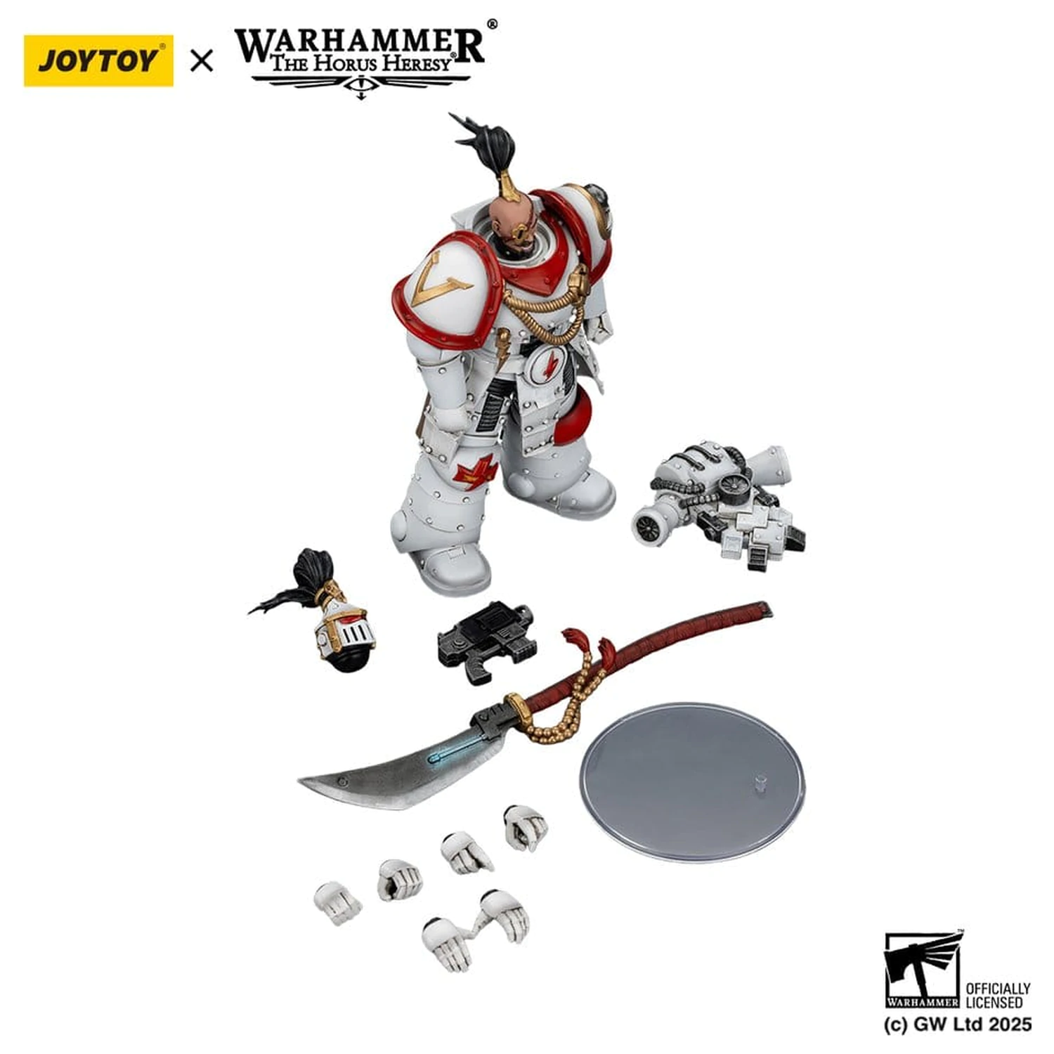 Warhammer The Horus Heresy Action Figure White Scars Legion Praetor 12 cm product photo