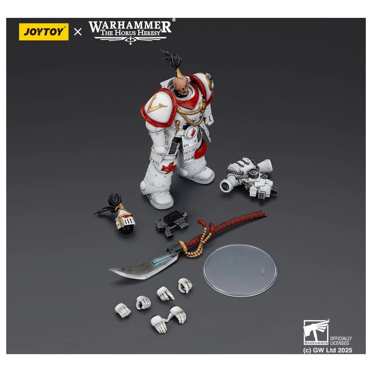 Warhammer The Horus Heresy Action Figure White Scars Legion Praetor 12 cm product photo