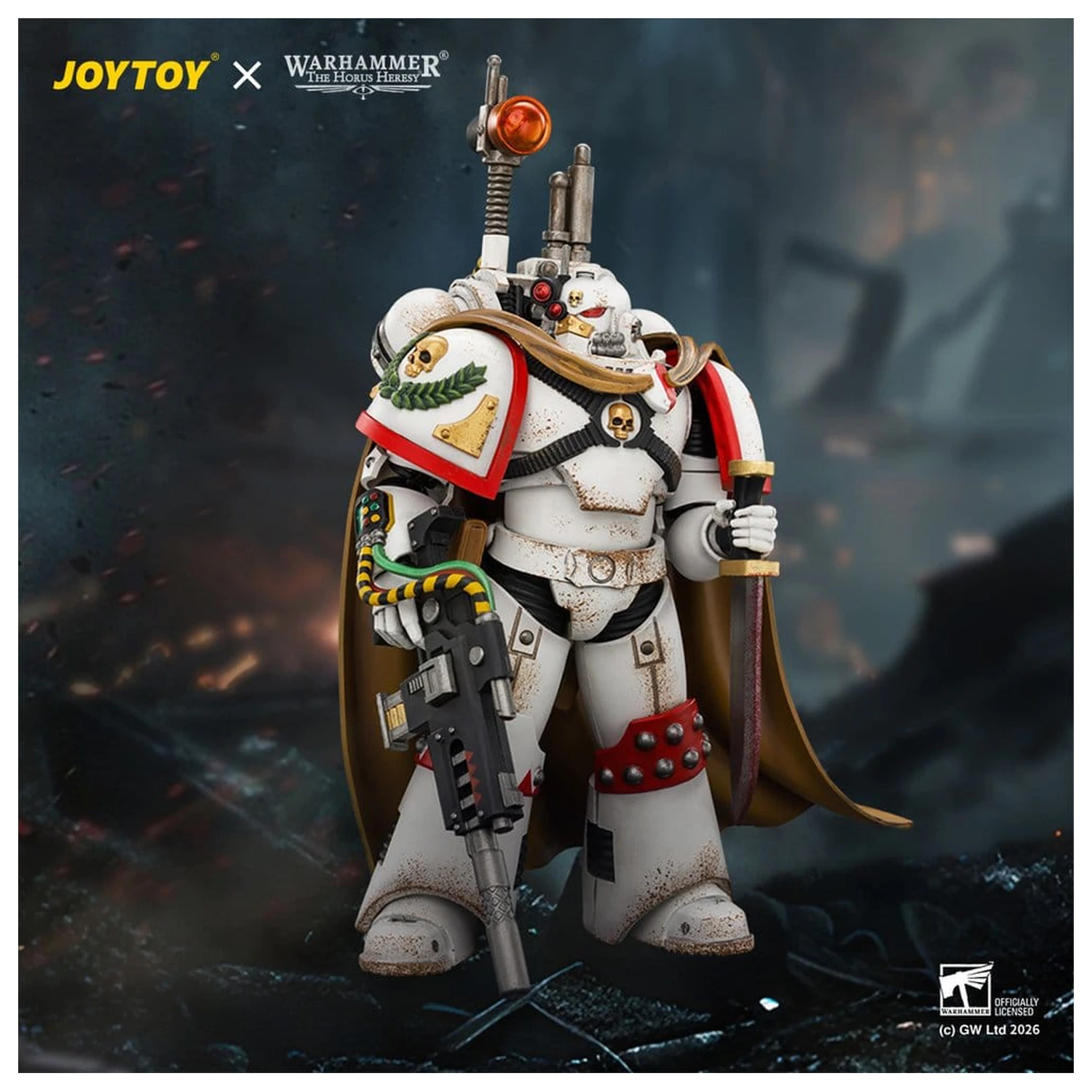 Warhammer The Horus Heresy White Scars Legion Vigilator Action Figure 12 cm product photo
