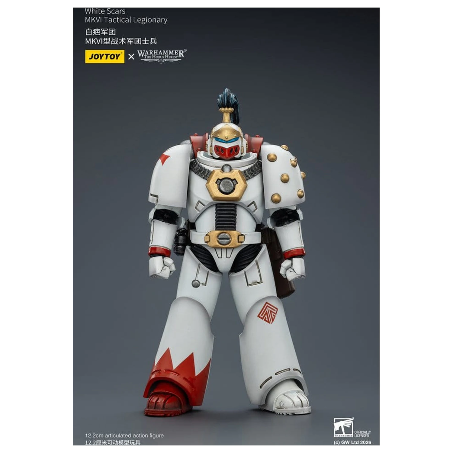 Warhammer The Horus Heresy Action Figure White Scars MKVI Tactical Legionary 12 cm product photo