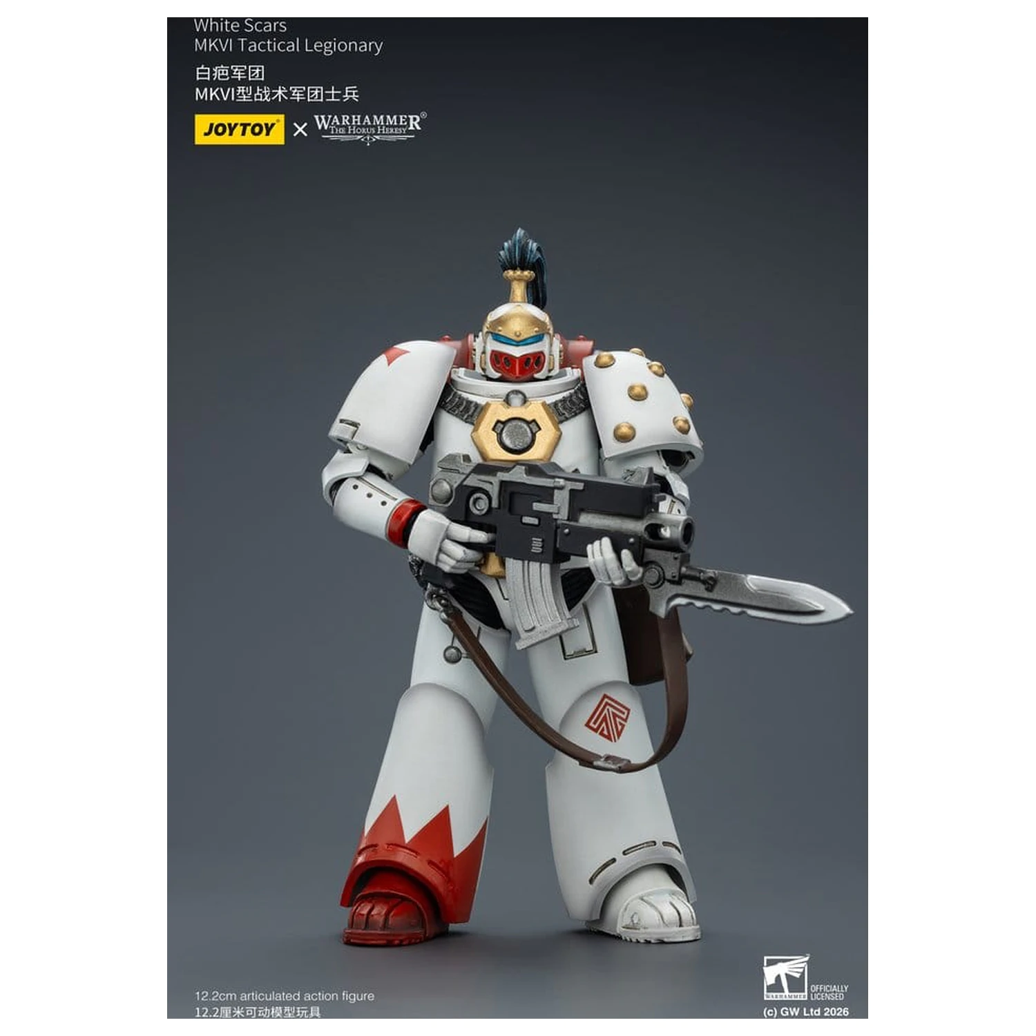 Warhammer The Horus Heresy Action Figure White Scars MKVI Tactical Legionary 12 cm product photo