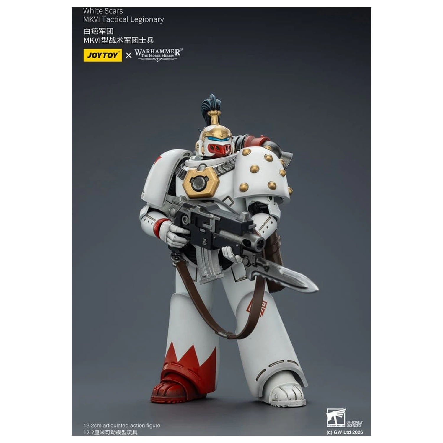 Warhammer The Horus Heresy Action Figure White Scars MKVI Tactical Legionary 12 cm product photo