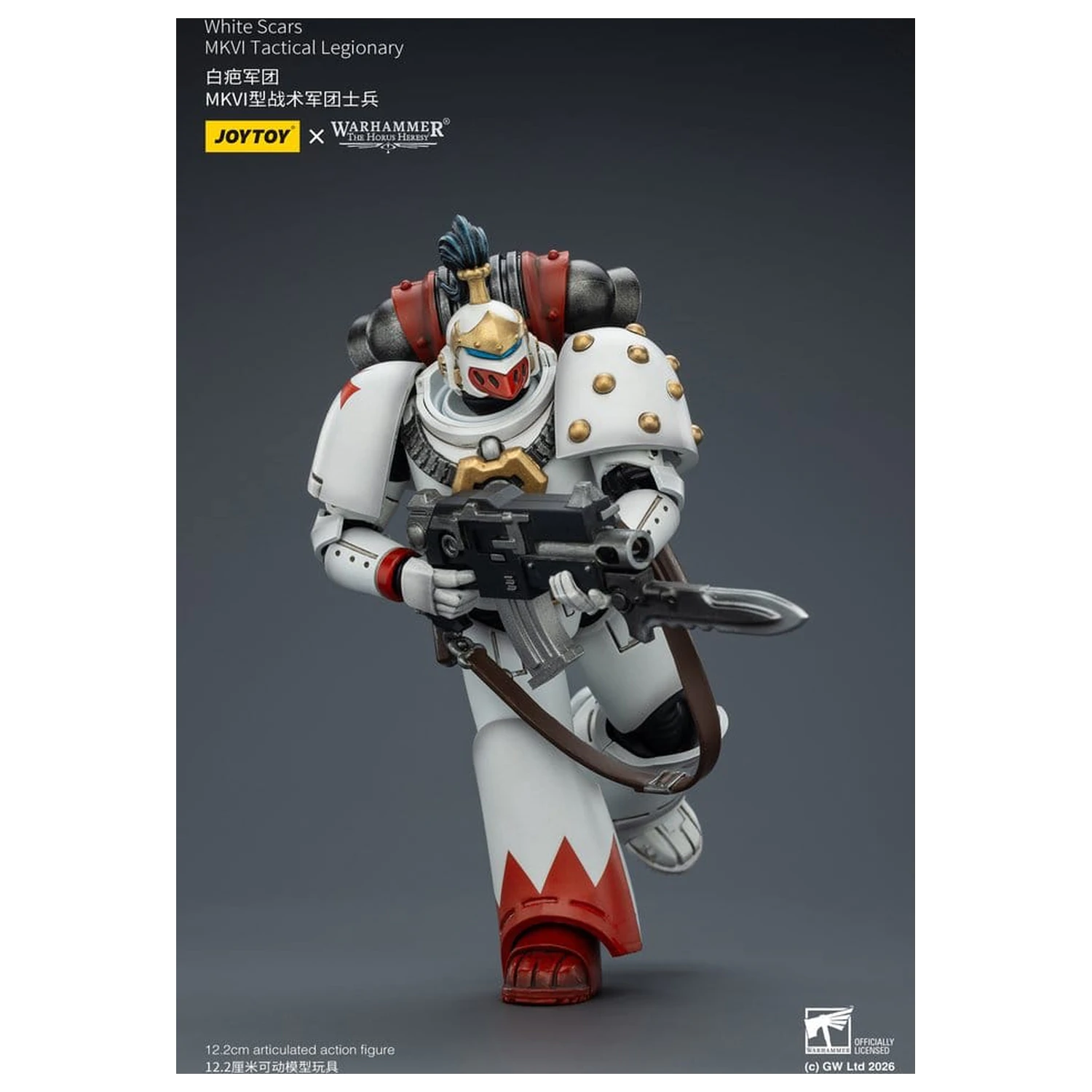 Warhammer The Horus Heresy Action Figure White Scars MKVI Tactical Legionary 12 cm product photo