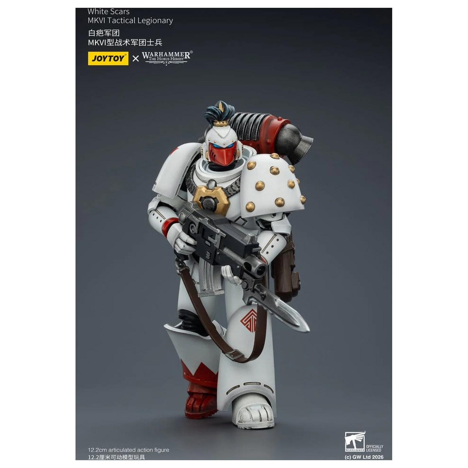 Warhammer The Horus Heresy Action Figure White Scars MKVI Tactical Legionary 12 cm product photo