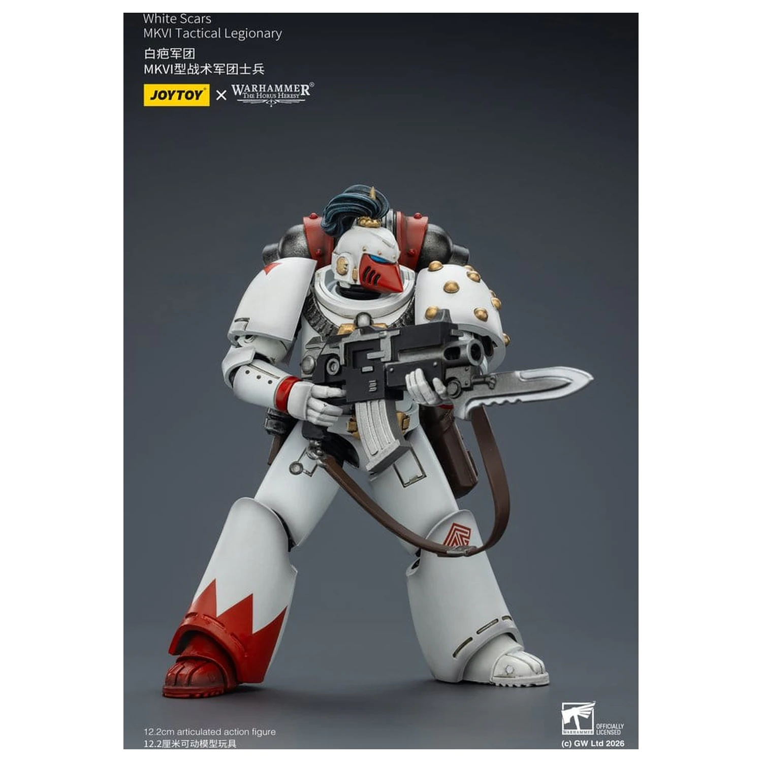 Warhammer The Horus Heresy Action Figure White Scars MKVI Tactical Legionary 12 cm product photo
