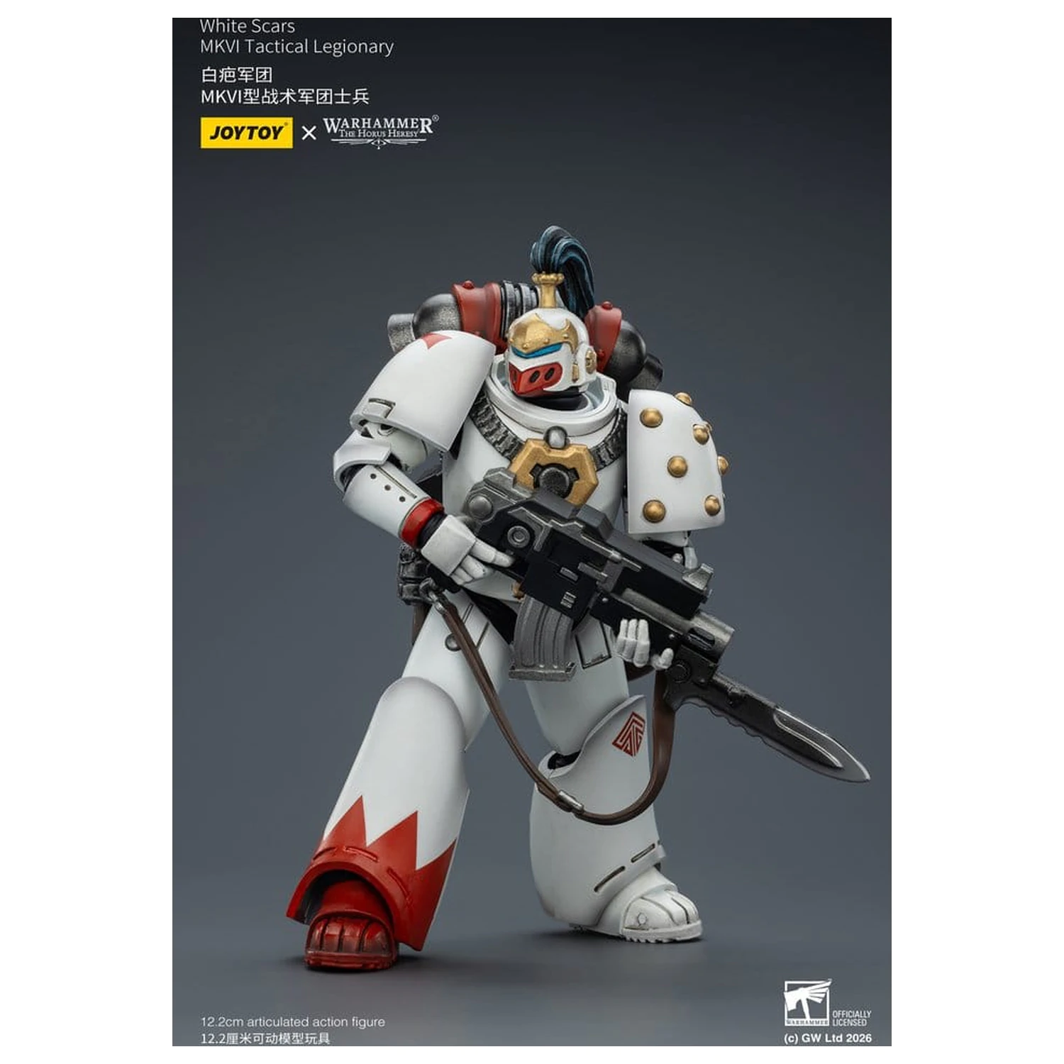 Warhammer The Horus Heresy Action Figure White Scars MKVI Tactical Legionary 12 cm product photo