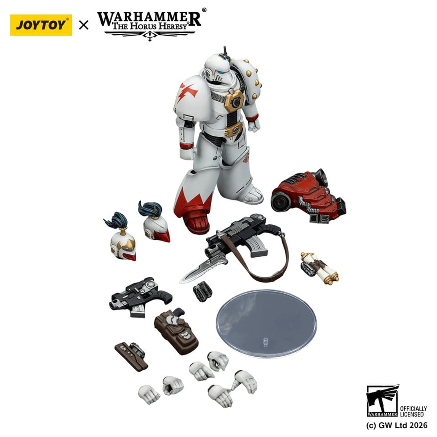 Warhammer The Horus Heresy Action Figure White Scars MKVI Tactical Legionary 12 cm product photo