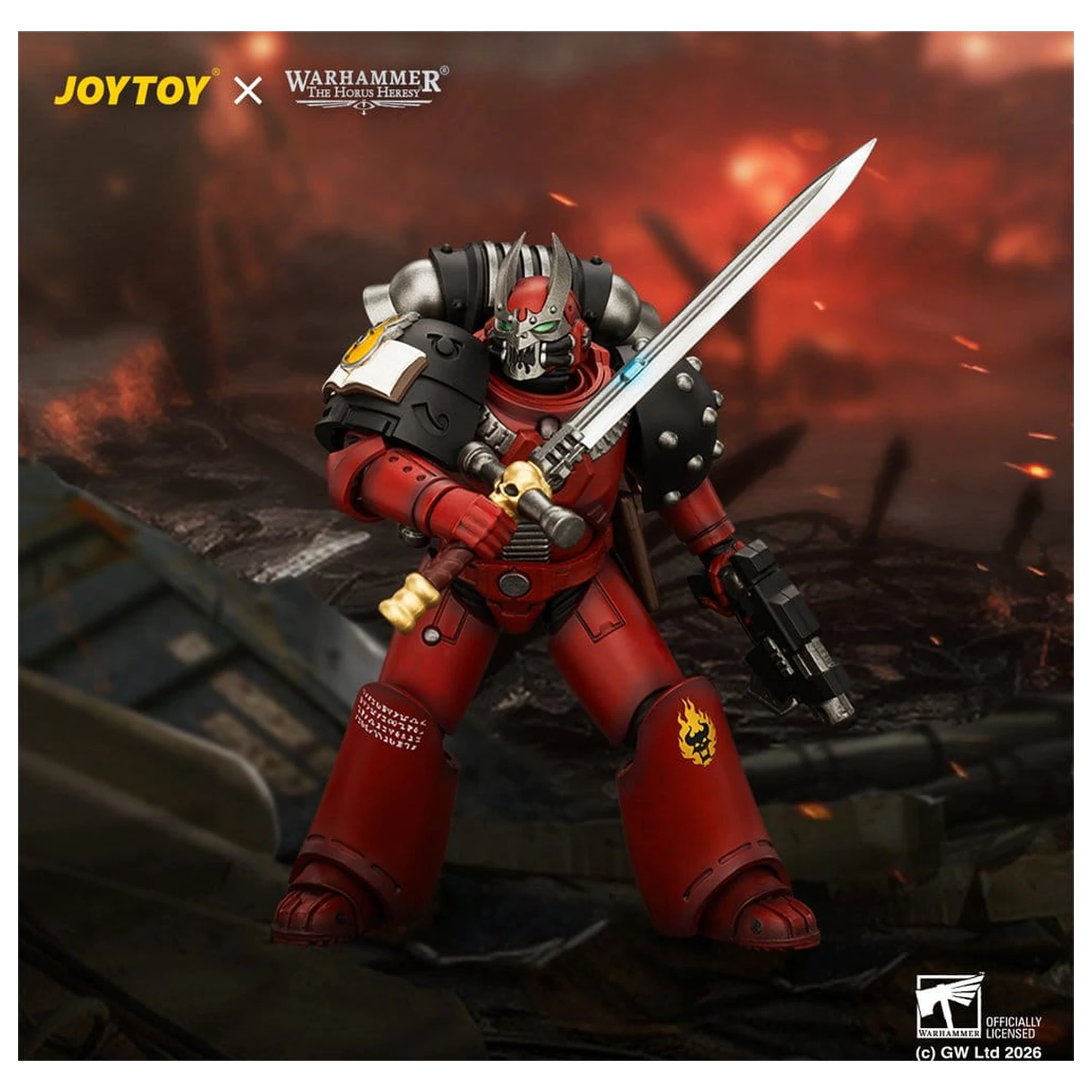 Warhammer The Horus Heresy Word Bearers figura MkVI Tactical Sergeant 12 cm product photo