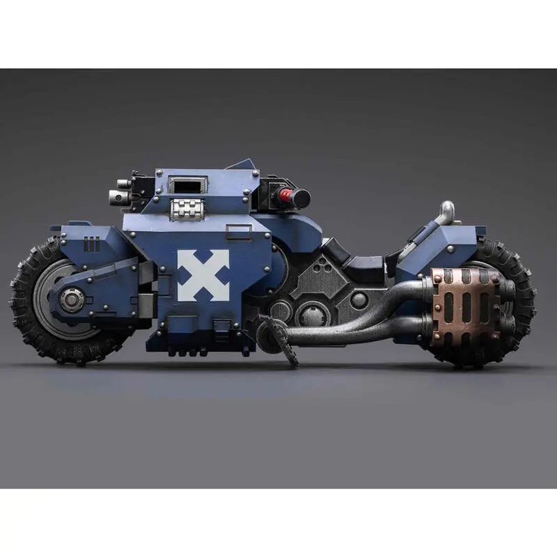 Warhammer 40k Vehicle 1/18 Ultramarines Outrider Bike 22 cm product photo