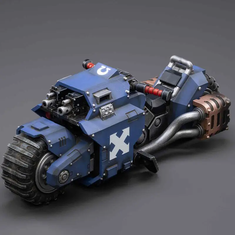 Warhammer 40k Vehicle 1/18 Ultramarines Outrider Bike 22 cm product photo