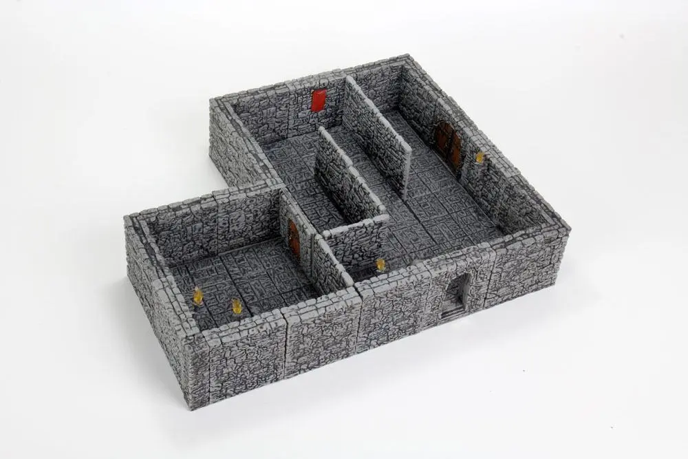 WarLock Tiles: Dungeon Tiles II - Full Height Stone Walls product photo