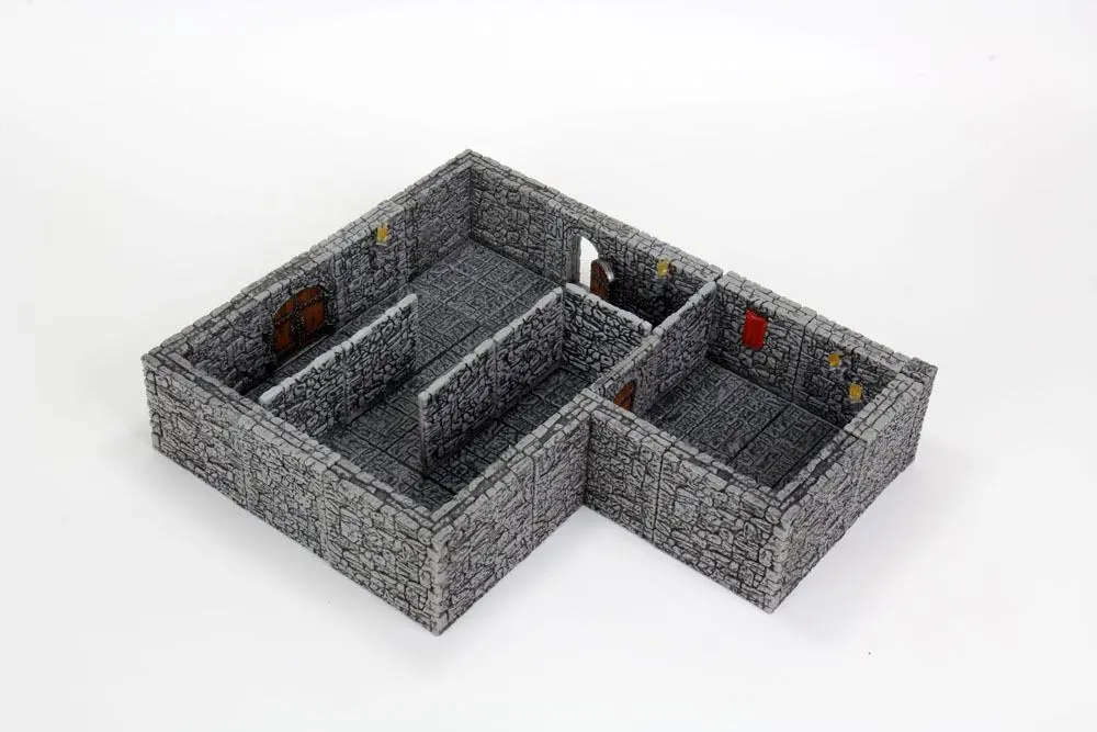 WarLock Tiles: Dungeon Tiles II - Full Height Stone Walls product photo