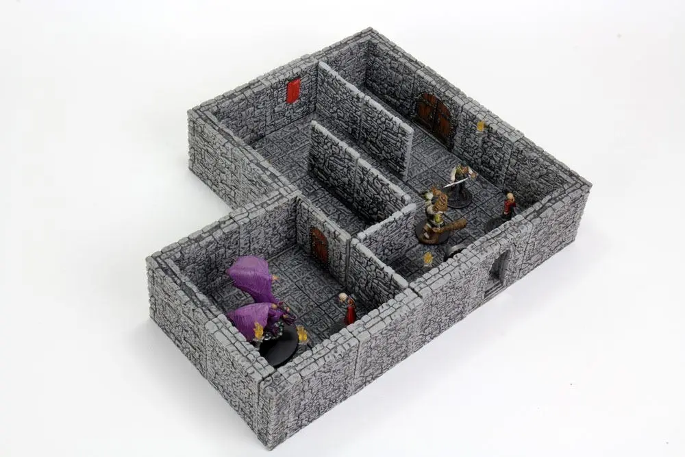 WarLock Tiles: Dungeon Tiles II - Full Height Stone Walls product photo