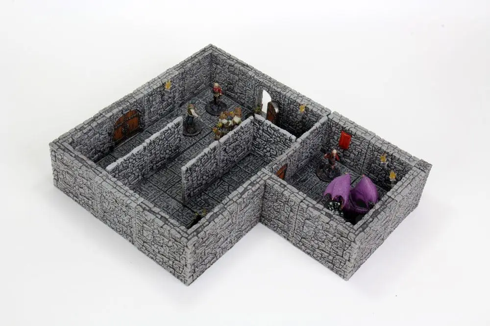 WarLock Tiles: Dungeon Tiles II - Full Height Stone Walls product photo