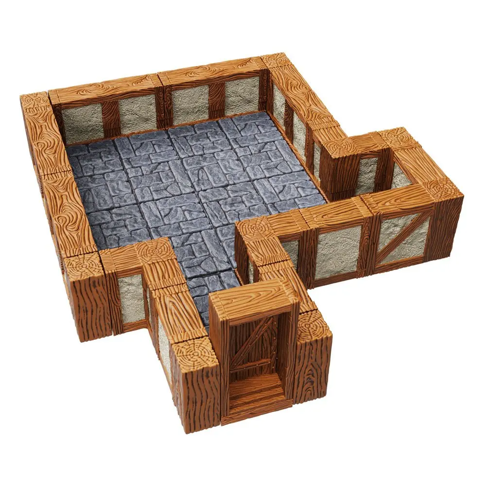 WarLock Tiles: Expansion Pack - Town &amp; Village Straight Walls product photo