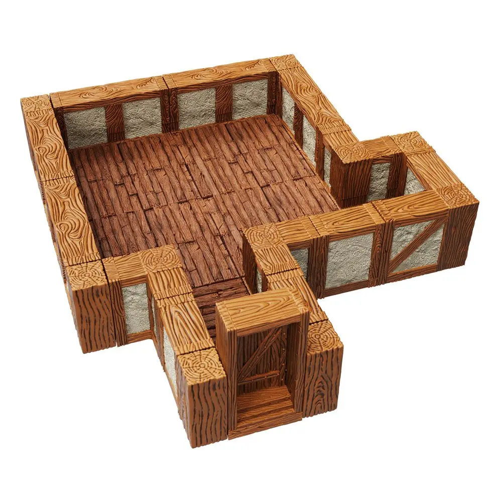 WarLock Tiles: Expansion Pack - Town &amp; Village Straight Walls product photo