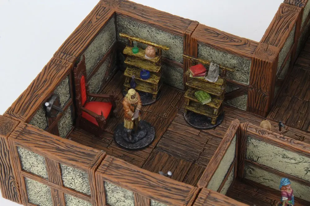WarLock Tiles: Town &amp; Village II - Full Height Plaster Walls product photo