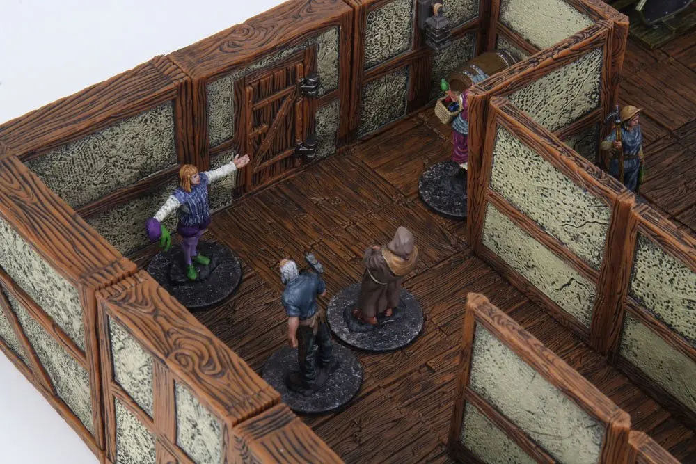 WarLock Tiles: Town &amp; Village II - Full Height Plaster Walls product photo